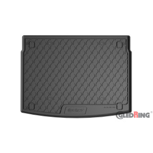 Tapis de coffre en caoutchouc pour Kia Ceed HB (sol élevé variable)