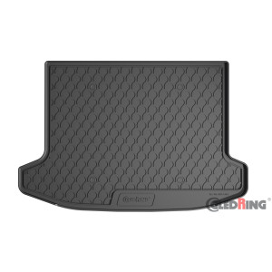 Tapis de coffre en caoutchouc pour Kia Sportage (sol élevé variable//for Hybrid/with woofer)