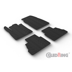 Tapis en caoutchouc pour Ford Tourneo Courier Mini Van (passenger, automatic)