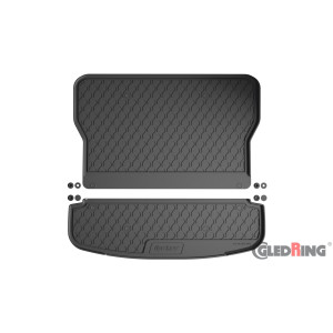 Tapis de coffre en caoutchouc pour Peugeot 5008