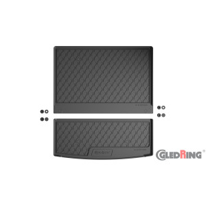 Tapis de coffre en caoutchouc pour Peugeot 5008