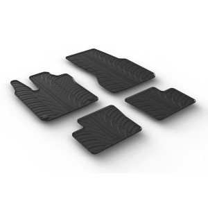 Tapis en caoutchouc pour Smart Forfour (453) 